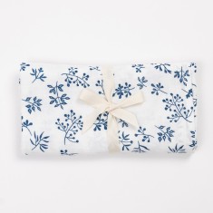 BimBla otulacz muslinowy Blue Meadow - ecru-moonstore