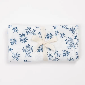 BimBla otulacz muslinowy Blue Meadow - ecru-moonstore