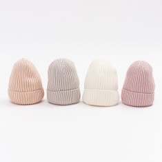 Czapeczka bambusowa - bezowa-1