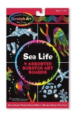 Melissa and Doug, Zestaw do Grawerowania Sea Life-moonstore