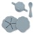 KS1873 - SILICONE CLAM SET - LIGHT BLUE - Extra 2