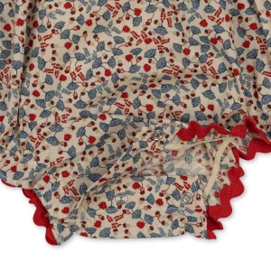 KS4559 - Konges Slojd - Rampers niemowlęcy FIOLINA - MARCHE DE FLEUR - Moonstore
