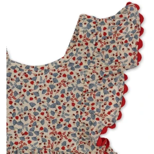 KS4559 - Konges Slojd - Rampers niemowlęcy FIOLINA - MARCHE DE FLEUR - Moonstore