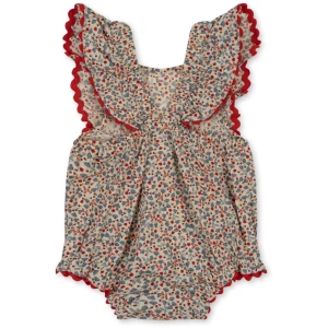 KS4559 - Konges Slojd - Rampers niemowlęcy FIOLINA - MARCHE DE FLEUR - Moonstore