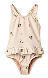 Liewood – Jednoczęściowy kostium kąpielowy Amara – Peach / Sea shell - Moonstore