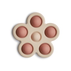 MUSHIE - Kwiatek Press Toy – Rose/Blush/Shifting Sand - Moonstore