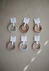 MUSHIE - Silikonowy gryzak Bransoletka - Pearl Mellow / Terracotta / Periwinkle - Moonstore