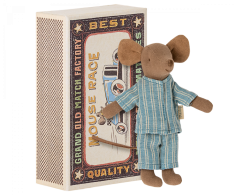 Maileg Starszy Brat w pudełku- Big brother mouse in matchbox