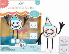 Glo Pals Postać do kąpieli Party Pal - zestaw z dwiema kostkami sensorycznymi świecącymi w wodzie