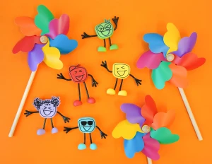 Glo Pals Postać do kąpieli Sammy - zestaw z dwiema kostkami sensorycznymi świecącymi w wodzie