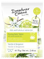DRESDNER ESSENZ - sól do kąpieli Wanilia i Bergamotka 70g - ANTYSTRESOWA kąpiel musująca