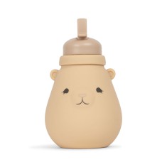 Konges Slojd - Silikonowa butelka Teddy - SHELL