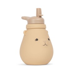 Konges Slojd - Silikonowa butelka Teddy - SHELL