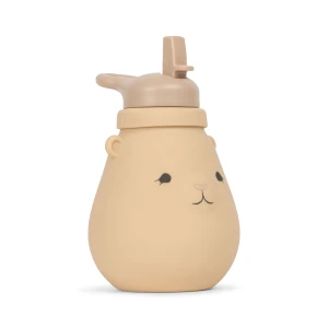 Konges Slojd - Silikonowa butelka Teddy - SHELL