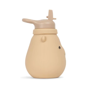 Konges Slojd - Silikonowa butelka Teddy - SHELL