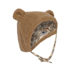Konges Slojd - Czapka z uszami GRIZZ - SHITAKE