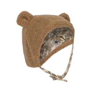 Konges Slojd - Czapka z uszami GRIZZ - SHITAKE