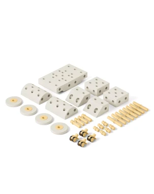 MODU Dreamer set – Kreatywne klocki rozwijające motorykę dużą, piaskowy szary-Dostępność w 2024 !