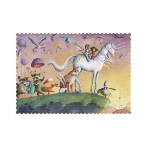 Londji - Kieszonkowe puzzle dla dzieci 100 szt MÓJ JEDNOROŻEC