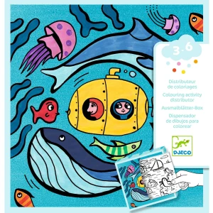 Djeco Kolorowanki z grami OCEAN