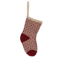 Maileg - Dekoracja bożonarodzeniowa - świąteczna skarpeta- Christmas stocking - Red