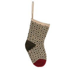 Maileg - Dekoracja bożonarodzeniowa - świąteczna skarpeta- Christmas stocking - Winter green