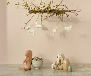 Maileg – Dekoracja wielkanocna baranek- lamb off white