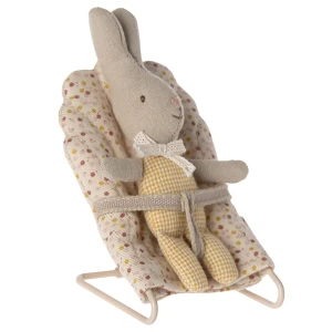 Maileg Króliczek - Rabbit, MY Girl- Yellow check