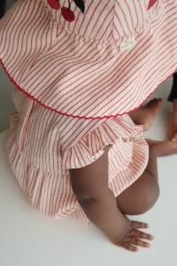 Konges Slojd - Rampers ELLIE FRIL - AMOUR STRIPE