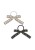 Konges Slojd - Gumki do włosów RIBBON BOW - BEIGE/BLACK