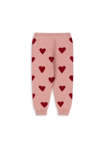 Konges Slojd - Spodnie dzianinowe LAPIS- MELLOW ROSE