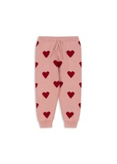 Konges Slojd - Spodnie dzianinowe LAPIS- MELLOW ROSE