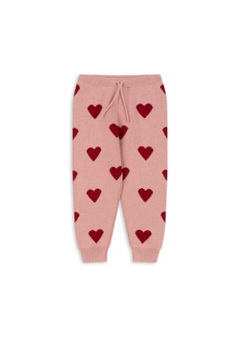 Konges Slojd - Spodnie dzianinowe LAPIS- MELLOW ROSE