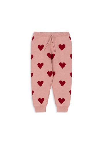 Konges Slojd - Spodnie dzianinowe LAPIS- MELLOW ROSE