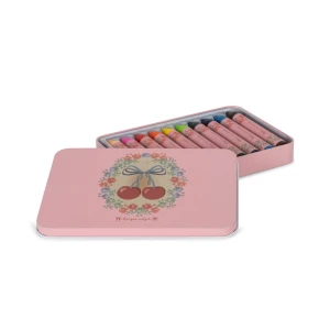 Konges Slojd - kredki woskowe 10 szt. - CHERRY BOW
