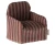 Maileg Akcesoria fotel – Chair, Mouse - Stripe