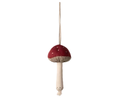 Maileg Dekoracja bożonarodzeniowa zawieszka choinkowa – Mushroom ornament - Red