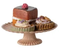 Maileg Akcesoria Patera z ciastkami - Cakes and cakestand Mini