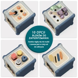 Topbright - Kostka edukacyjna 10w1 Mistrz motoryki małej