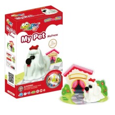Jumping Clay - Zestaw kreatywny Piesek - Maltańczyk