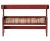 Maileg akcesoria Czerwona Drewniana Ławka - Bench, Red