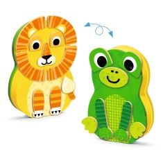 Djeco Magnetyczne puzzle ZANIMALS