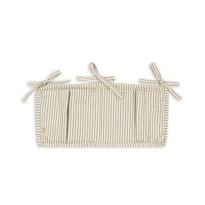 Konges Slojd - pikowany organizer do łóżeczka - TEA STRIPE
