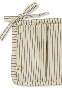 Konges Slojd - pikowany organizer do łóżeczka - TEA STRIPE