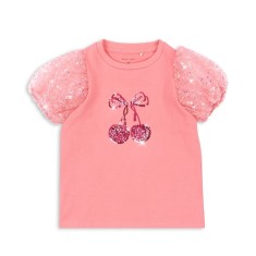 Konges Slojd - Koszulka t-shirt BALLERINA - STRAWBERRY ICE