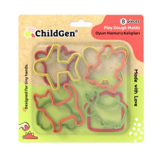 ChildGen - Zestaw 8 foremek do modelowania ciastoliny