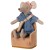 Maileg Akcesoria krzesło składane – Folding chair, Mouse - Powder