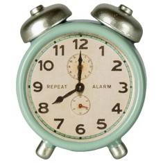 Maileg Akcesoria budzik – Alarm clock, Mouse - Mint