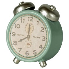 Maileg Akcesoria budzik – Alarm clock, Mouse - Mint