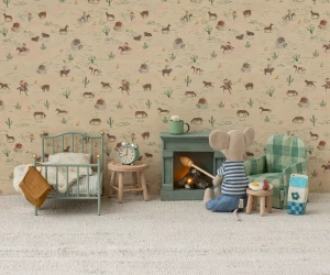 Maileg Akcesoria budzik – Alarm clock, Mouse - Mint